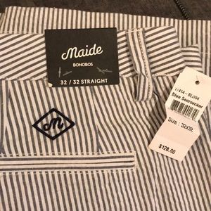 Maide Bonobos Straight Seersucker Golf Pants